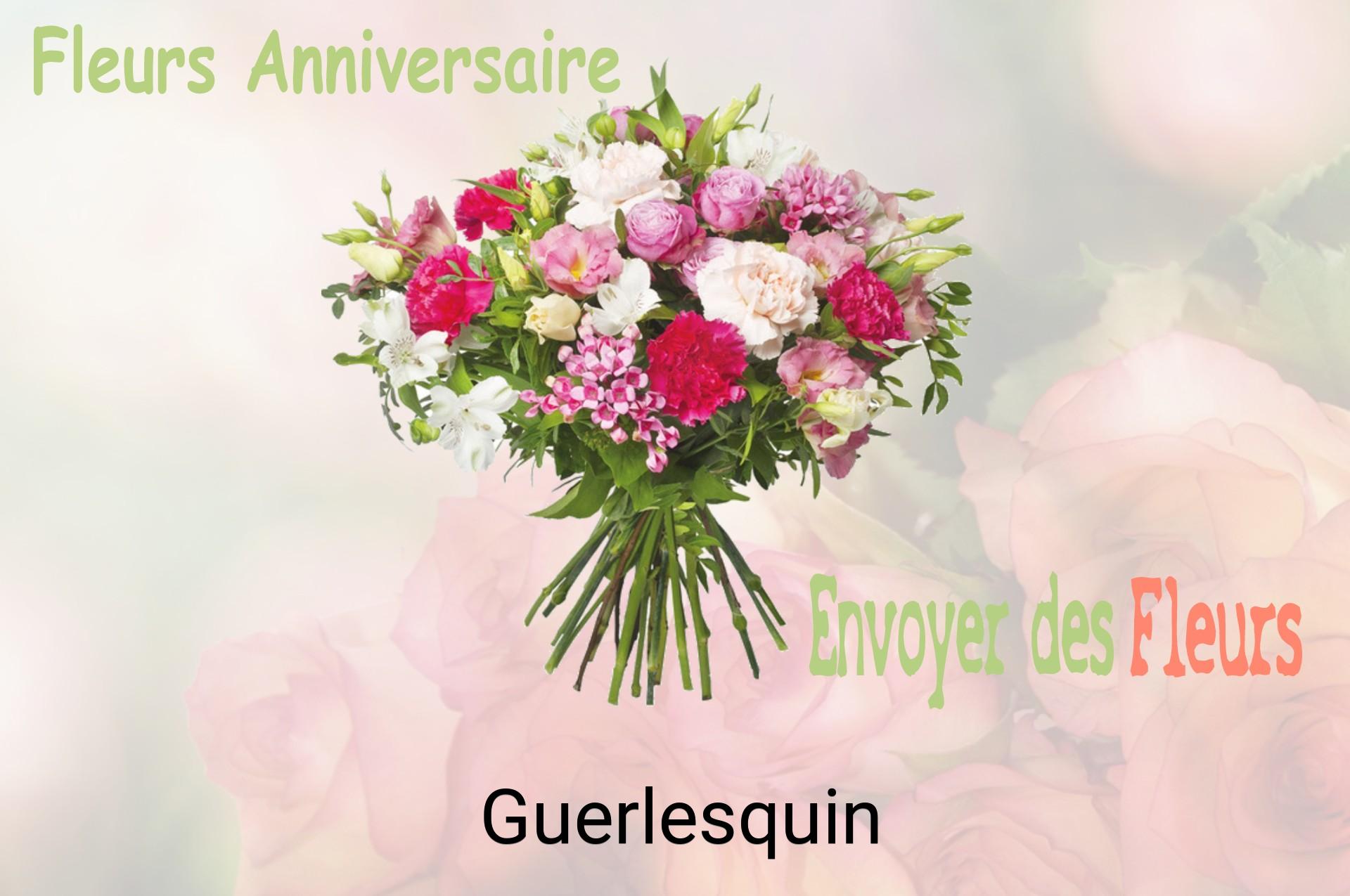 Bouquet de fleurs d’anniversaire livré à Guerlesquin