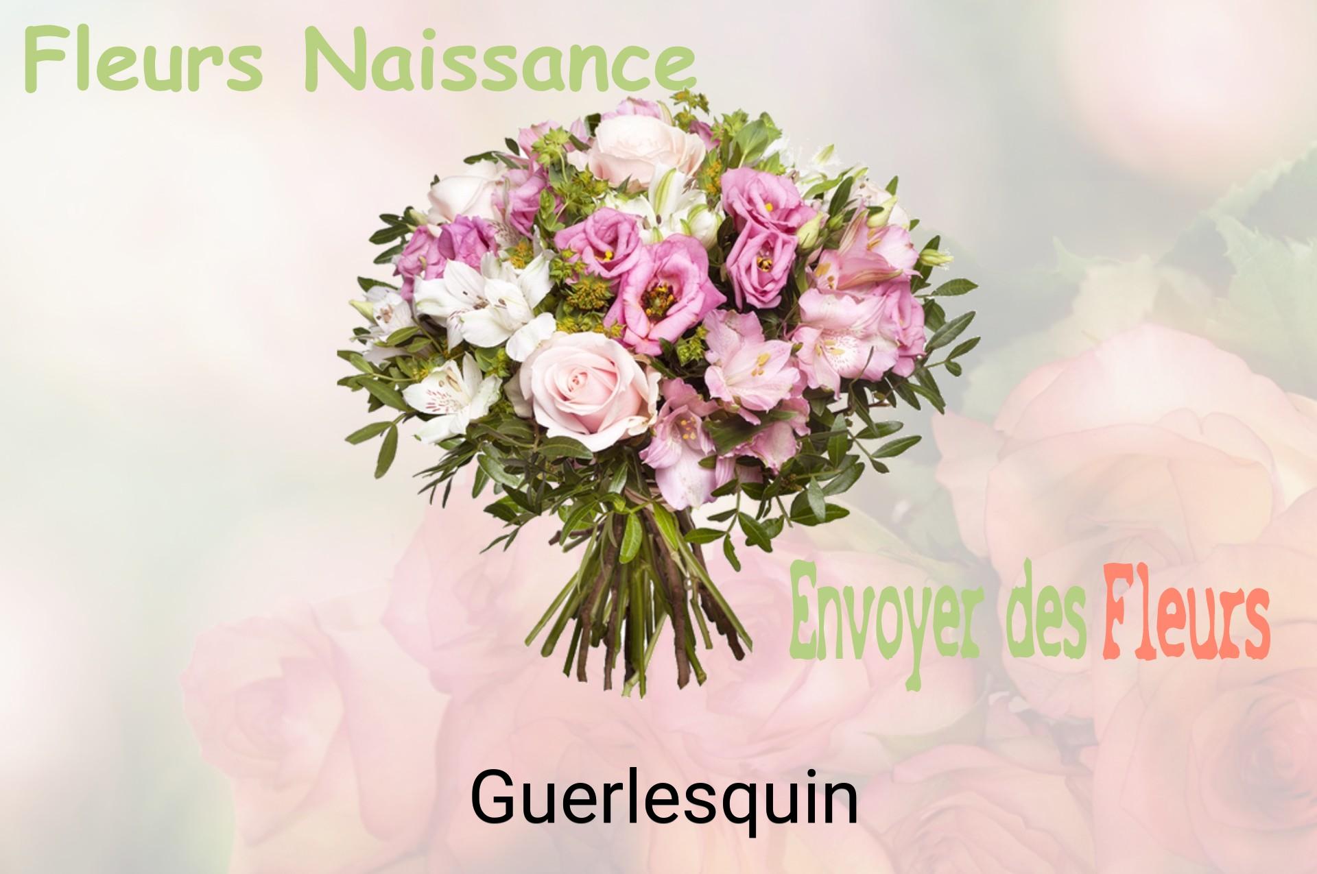 Bouquet de fleurs de naissance livré à Guerlesquin